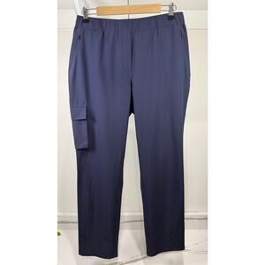 ZENERGY by CHICO'S Size 0.5 Navy Cargo Light Weight Women's Athletic Pants (Sz 6